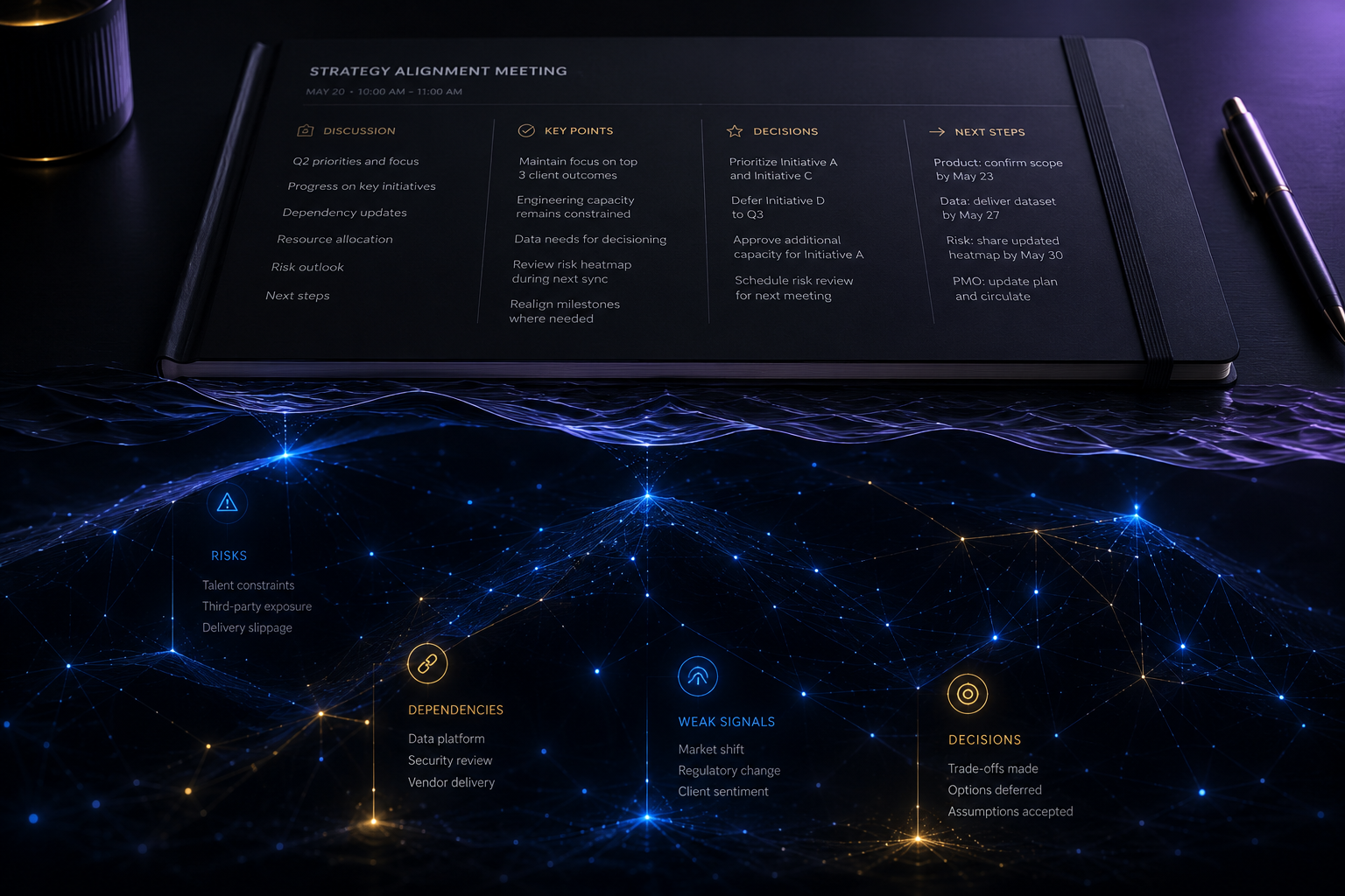 Beyond Meeting Notes: Why Enterprise Programs Need an Intelligence Engine banner